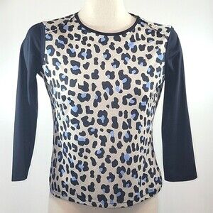 ETCETERA Animal Print Top size S